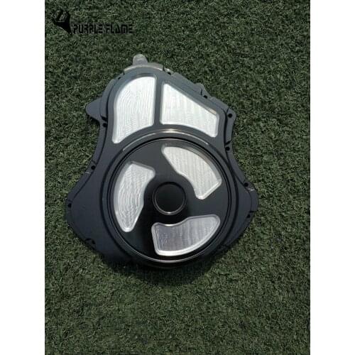 Motorcycle coil cover decorative cover is suitable for Harley-Davidson, Willard, Yelude, black/aluminum natural color