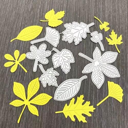 Leaves 2021 New Metal Cutting Dies Stencils for DIY Scrapbooking Photo Album Decorative Embossing DIY Paper Cards