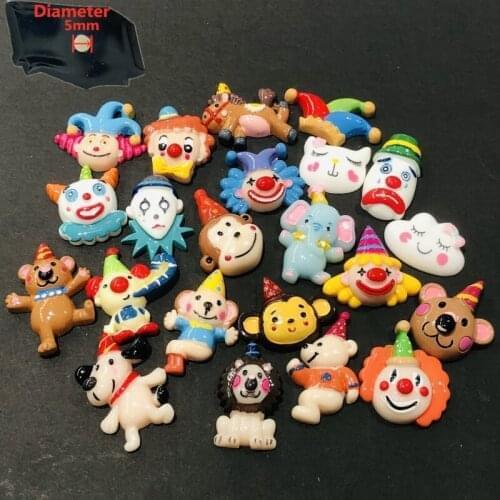 1PCS Resin Cute Cartoon Fridge Magnetic Sticker Bear Horse Lion Dog Clown Mouse Boy Monkey Elephant Cloud Refrigerator Magnet