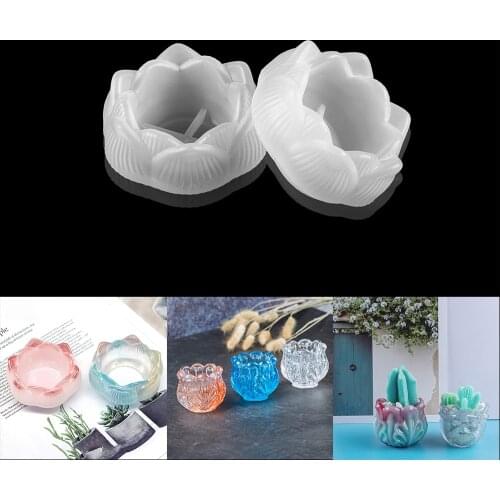 Candlestick Epoxy Resin Casting Molds DIY Storage Box Silicone Mold Crystal Mold Craft Jewelry Storage Plate Mould Candle Holde