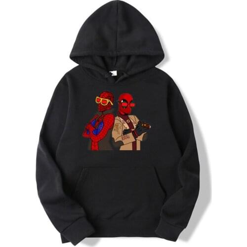 Marvel Autumn And Winter Mens Plus Size Running Sports Pullover Hoodie Long-sleeved Fitness Fashion Casual Hoodie