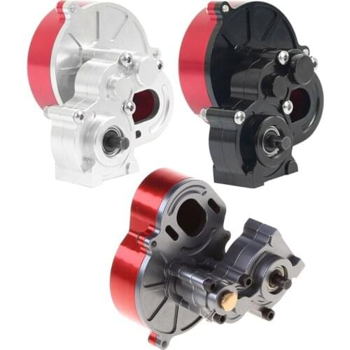 SCX10 Metal Sealed Transmission Gearbox with Motor Gear Protective Cover 1/10 RC Q6PD