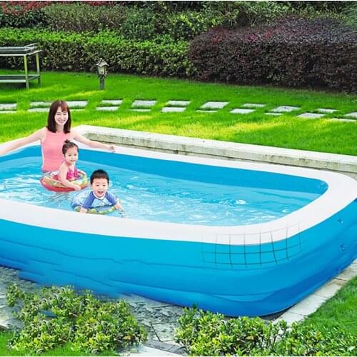 Family Swimming Pool Children Adult Foldable Swimming Pool Outdoor Garden Yard Water Floating Outdoor Hot Tubs Bathtub PVC
