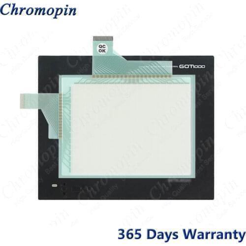 Touch Screen Panel Glass Digitizer for Mitsubishi GT1155-QSBD GT1155-QSBD-C GT1155-QSBDA Touchscreen + Overlay Protective Film