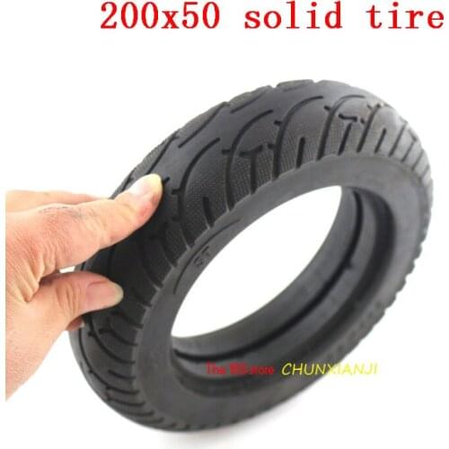 Size 8 inch tire with slotted up tyre for Mini folding electric scooter balancing car, small dolphin200X50 solid tire200*50