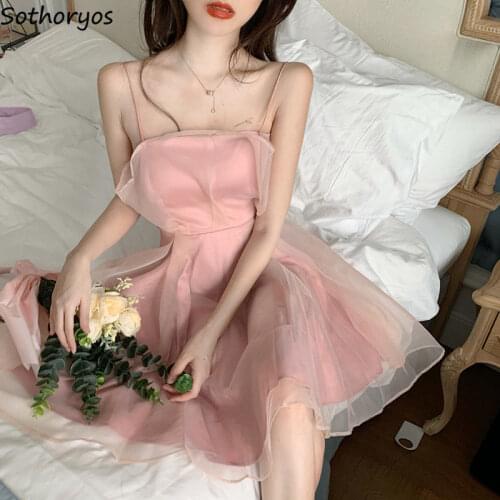 Sothoryos Sleeveless Summer Dresses