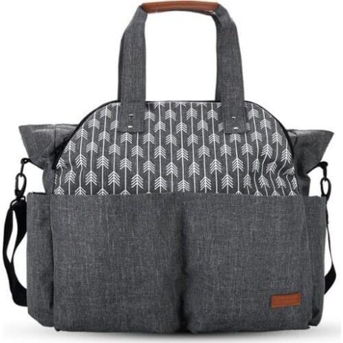 Fashion Mummy Maternity Nappy Messenger Bag Large Capacity Travel Nursing Diaper Multifunction Waterproof Outdoor Stroller