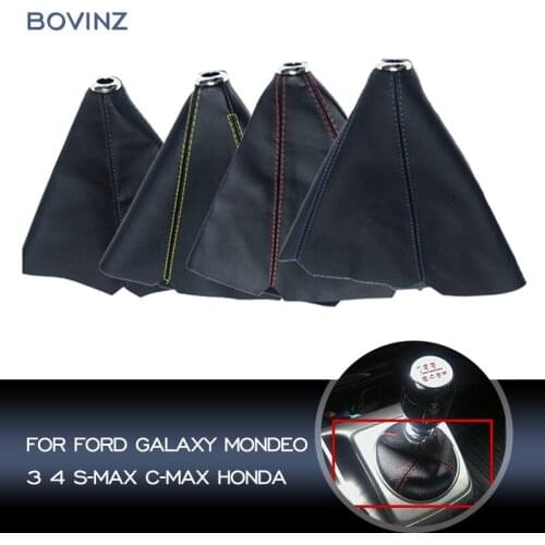 Universal PU Leather Car Gear Shift Collars Manual Shifter Dustproof Cover Shift Lever Gaiter Boot Case for Toyota BMW Benz Opel