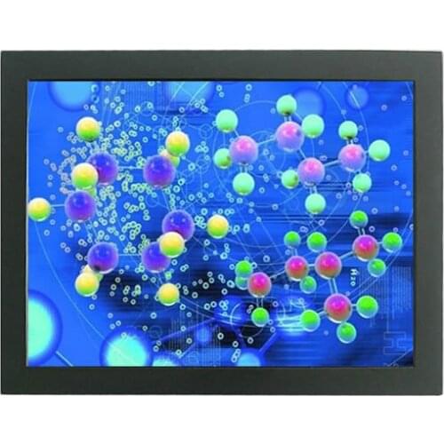 10.4 inch 4:3 open frame touch monitor for machine, 4-Wire Resistive usb touch screen monitor.VGA input monitor