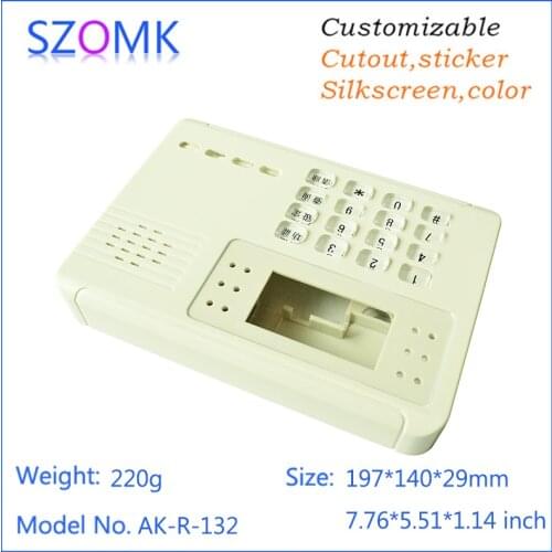 10 pcs, 197*140*29mm high quality plastic RFID enclosure for electronics plastic case szomk alarm access electrical cabinet