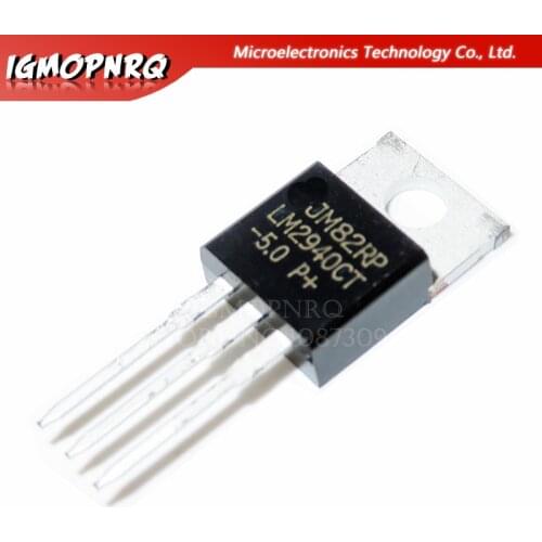 10PCS LM2940CT-5.0 TO220 LM2940CT-5 TO-220 LM2940-5.0 LM2940CT new and original IC