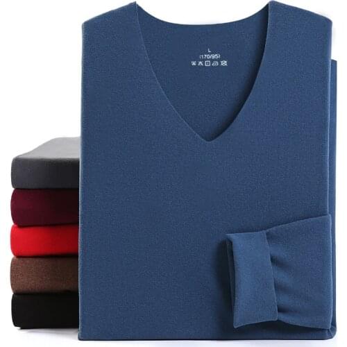 2pcs Thermal Underwear Sets Men Winter Thermo Underwear Long Johns Clothes Male Thick Thermal Solid Drop Shipping