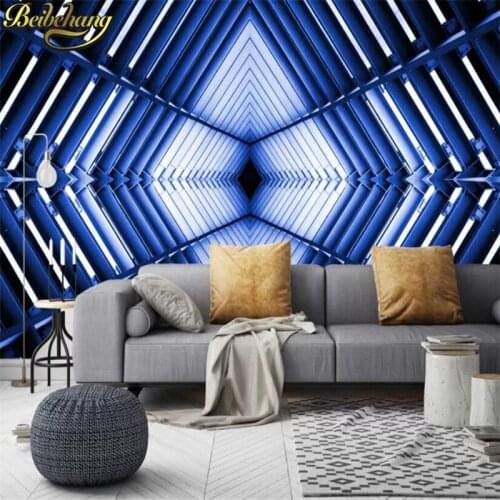 Beibehang custom European retro extended space tunnel 3D Wallpaper Wallpaper 3D Stereo Mural Papel De Parede Infantil 3D Fresco