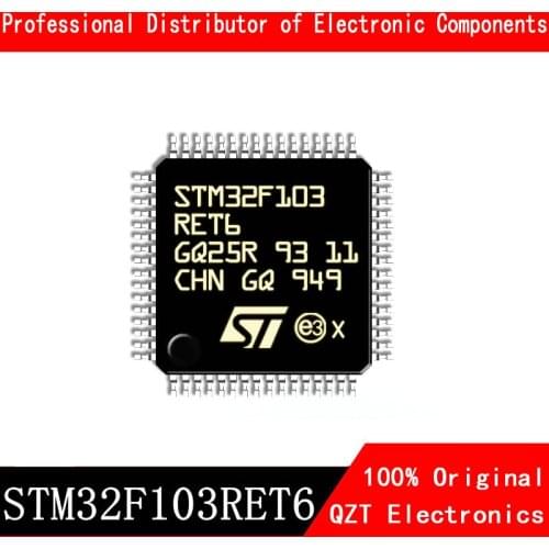 5pcs/lot new original STM32F103RET6 STM32F103 QFP-64 microcontroller MCU In Stock