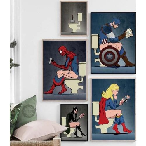 Graffiti Abstract Anime Comic Hero Character Canvas Painting Wall Art Prints Poster Wall Pictures For Home Room Decor (No Frame)