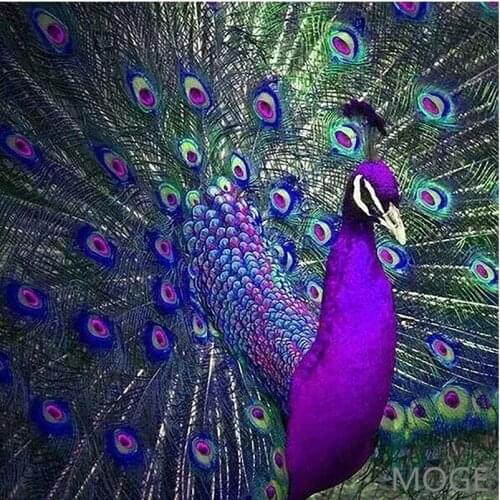 DIY Diamond Painting Flower fantasy Diamond Embroidery purple flower Cross Stitch fantasy flower fulll round Home Decor