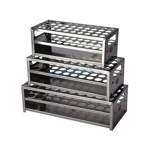 15.5/18.5/21.5mm Hole Diameter 30/40 Holes Aluminum Test Tube Stand Rack Holder Labware