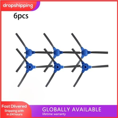 6 Pcs Side Brushes For Eufy Robovac G10 Robot Vacuum Cleaner Spare Parts Vacuum Cleaner Accessories Robot Cleaner