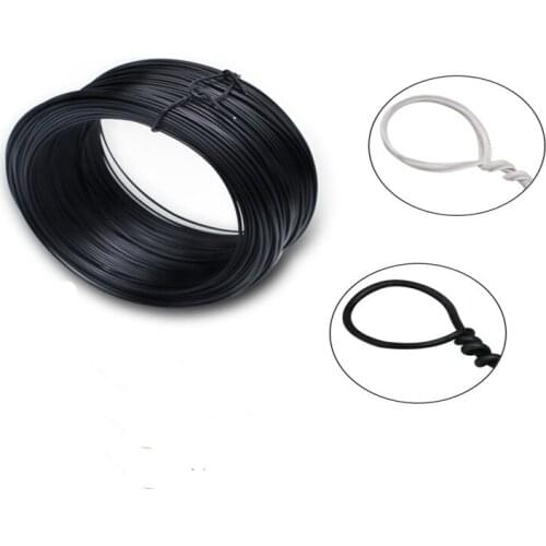Zinc wire tie wire diameter 0.5mm 0.7mm 0.9mm 1.2mm cable tie strap black white