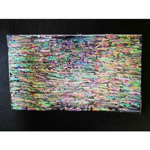 Flexible mother of pearl laminate sheet shell veneer self-adhesive sticker backing