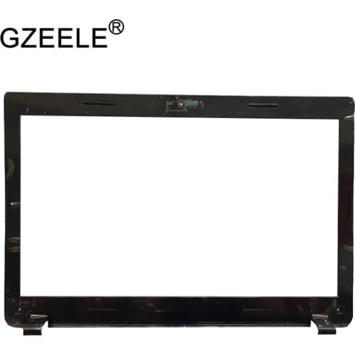 GZEELE NEW for Lenovo ideapad Z470 Z475 LCD front cover case Bezel Case Assembly Laptop Replace Cover 39kl6lblv00