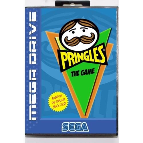 Pringles 16 bit MD Game Card With Retail Box For Sega Megadrive/Genesis