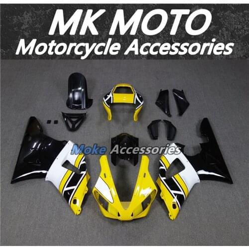 Motorcycle Fairings Kit Fit For Yzf R1 2000-2001 Bodywork Set Abs High Quality ABS Injection New Yellow White