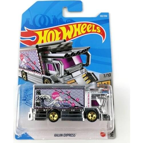 HOT WHEELS Cars 1/64 2021-102 RAIJIN EXPRESS Collector Edition Metal Diecast Model Car Kids Toys