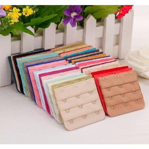 Soft Bra Extension Bra Strap Clasp Replace Underwear Women Intimates Bra Extender 3 Hook 3 Rows Lingerie Bra Accessories W2