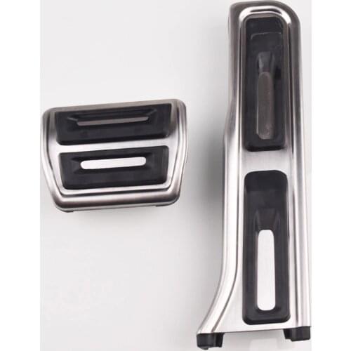 Stainless steel Car Pedal Pads Cover For Audi Q3 For Volkswagen Passat B7 Variant Touran Scirocco Car Stying