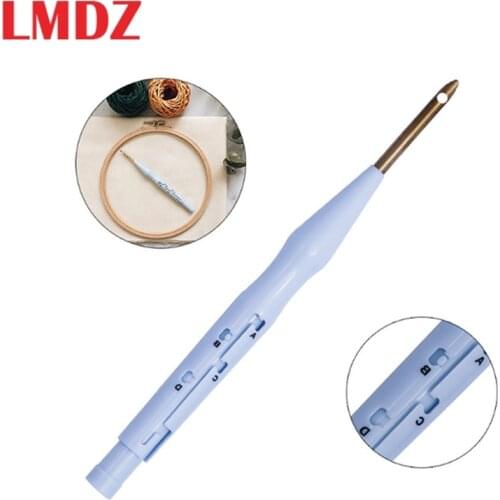 LMDZ Sewing Punch Needle Embroidery Stitching Needles Practical Threader Guide DIY Craft Tool for Weaving Craft Needle Tools