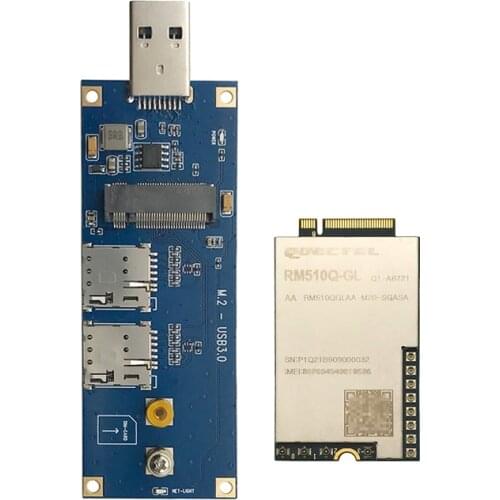 New Quectel RM510Q-GL 5G NR sub-6GHz mmWave module M.2 MIMO RM510QGLAA-M20-SGASA Compatible LTE-A EM06 Cat 12 EM12 Cat 20 EM20