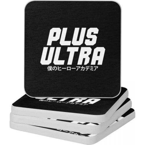 Plus Ultra W My Hero Academia Diatomaceous Earth Square Round Coaster Quick-drying Cup Bonsai Mat Soap Pad Diameter 10cm