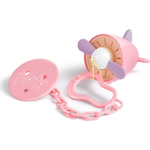 Soother Pacifier with Pacifier Clip Ergonomic Design Mini Baby Teether Silicone Pacifier Nipple Accessories for Toddler