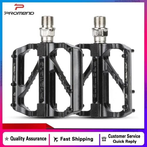 PROMEND Ultralight Bicycle Pedal DU 3 Bearing Anti-Slip Aluminum Alloy Footboard Quick Release Mountain Road Bike Accessories