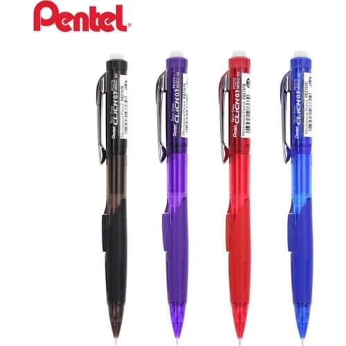 Japan Pentel PD275 Mechanical Pencil Student Side Press Active Pencil with Rubber 0.5mm Pencil Exam Anti-broken Lead Pencil