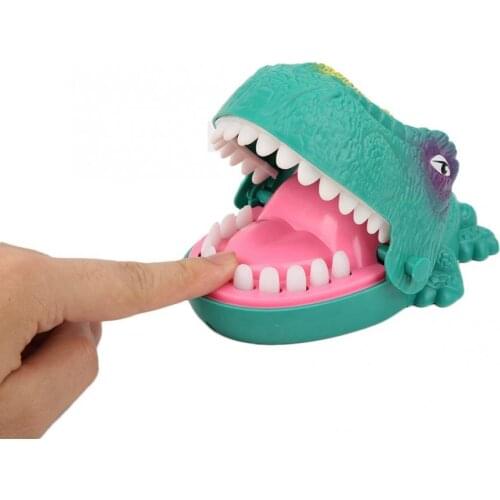 Funny Bite Finger Gags Toy Dinosaur Mouth Biting Finger Toys Parent-child Interactive Toys Family Party Game for Children Gift