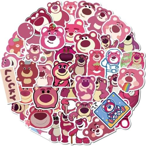 10/50pcs DISNEY Cartoon Toy Story Lotso stickers Kids Toys waterproof Teacher baby Gift Reward PVC Christmas gift
