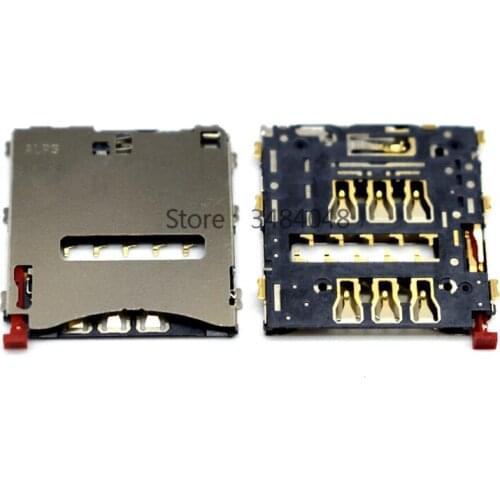 10 pcs/lot New For Sony Xperia Z1 L39H C6903 Sim Card Reader Holder Tray Slot Socket