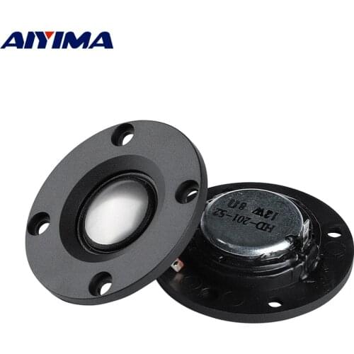 AIYIMA 2Pcs 2 Inch Tweeter Audio Speakers Neodymium Iron Strong Magnetic Treble Loudspeaker 52mm 4 6 8 Ohm 15W Hifi Speaker