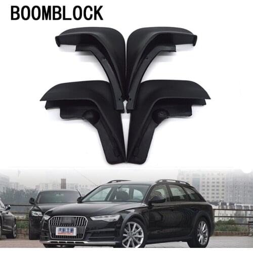 4pcs Car Front Rear Mud Flaps Mud Flap Mudguards Fender For Audi A6 C6 Accessories 2006 2007 2008 2009 2010 Sedan