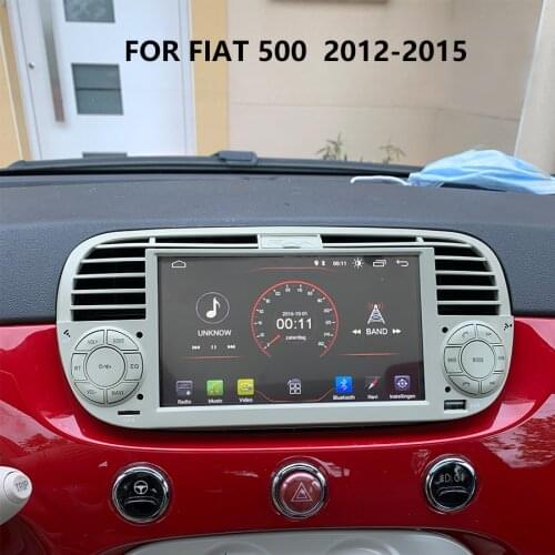OTOJETA Car radio Android 10 Multimedia Player for FIAT 500 Navigation GPS built in bluetooth wifi carplay stereo head unit