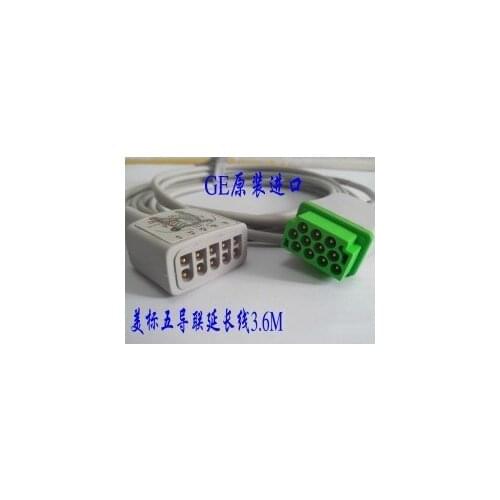 FOR GE(USA) PN:2017003-001 CABLE, ECG, CORE MULTILINK 3/5 LEAD, 3.6M