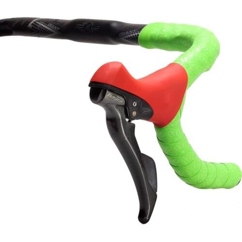Carbon Handlebar Dual Control Lever Derailleur Levers Bracket Cover Fit For shimano 4700 5800 6800 Brake Shift lever Silica Gel