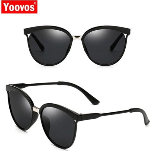 Yoovos Fashion Cat Eye Sunglasses Women Classic Vintage Plastic Sun Glasses Classic Luxury Retro Lunette De Soleil Femme UV400