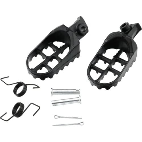 MoFlyeer Motorcycle Foot Pegs Rests Footpegs For Honda XR50R CRF50 CRF70 CRF80 CRF100F Motorbike Foot Rests Chinese Dirt Pit