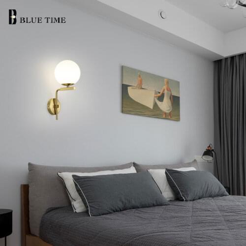 E27 Modern Wall Light New Indoor 110v 220v Wall Lamp For Living Room Bedroom Bedside Dining Room Kitchen Decoration Led Lustre