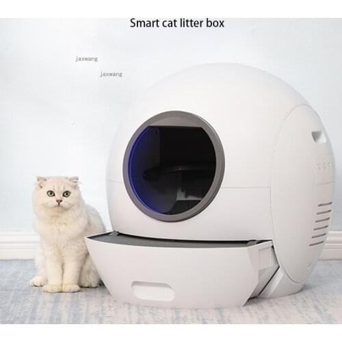 Cat Automatic Cleaning Smart Litter Box Fully Enclosed Cats Toilet Deodorant Pet Poop Accessories Anti-splashing Kitten Bedpans
