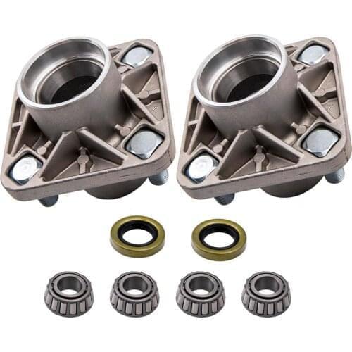 2x Front Wheel Hub Kit Bearings For Club Car DS Golf Cart 1982-2002 Models