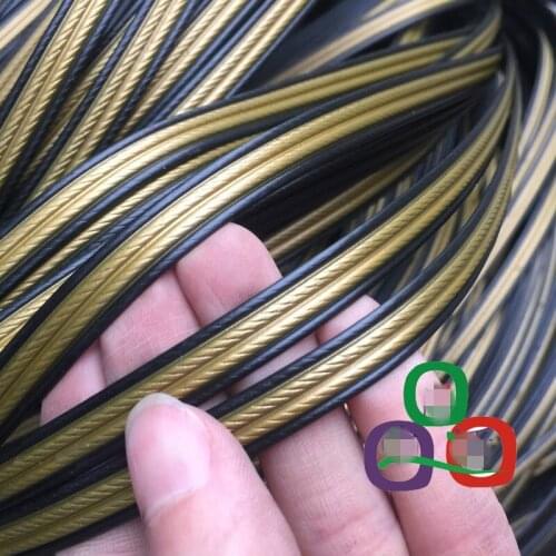 500G 60M Four lines flat synthetic rattan 8mm wide weaving material plastic rattan for knit and repair basket chair table etc